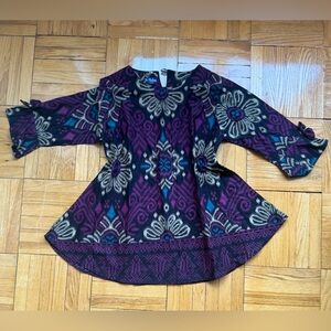 Batik Haloe Patterned Blouse - Cotton